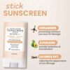 Volamena Glow Tinted Sunscreen Stick SPF 50 Pa++++ | Protection Against UVA/UVB | Ceramide, Avocado Oil & Licorice Extract Broad Spectrum, Water & Sweat resistant | For All Skin Types | 20g Volamena Glow Tinted Sunscreen Stick SPF 50 Pa++++ | Protection Against UVA/UVB | Ceramide, Avocado Oil & Licorice Extract Broad Spectrum, Water & Sweat resistant | For All Skin Types | 20g