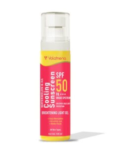 Volamena Watermelon Cooling Sunscreen Spf 50pa++++ With Watermelon Gives You Cooling & Hydration Effect | Protect From Harmful UV Rays | For Both Men & Women | Light Weight & Non Greasy | 100ml
