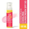 Volamena Watermelon Cooling Sunscreen Spf 50pa++++ With Watermelon Gives You Cooling & Hydration Effect | Protect From Harmful UV Rays | For Both Men & Women | Light Weight & Non Greasy | 100ml