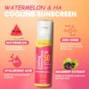Volamena Watermelon Cooling Sunscreen Spf 50pa++++ With Watermelon Gives You Cooling & Hydration Effect | Protect From Harmful UV Rays | For Both Men & Women | Light Weight & Non Greasy | 100ml