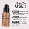 Volamena Light Weight Mattefying Serum Foundation With SPF 30PA++++, Beige, | With Hyaluronic Acid & Alpha Arbutin | High Coverage For Even Natural Glow | Flawless Finish | 25ml Volamena Light Weight Mattefying Serum Foundation With SPF 30PA++++, Beige, | With Hyaluronic Acid & Alpha Arbutin | High Coverage For Even Natural Glow | Flawless Finish | 25ml