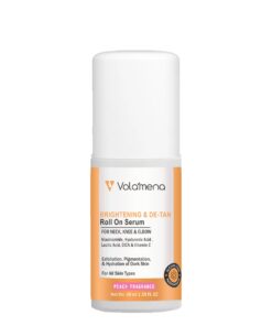 Volamena Organics Lightening & Brightening Roll On Serum With Niacinamide, Hyaluronic Acid For Fade Dark Spot 40 ml