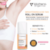 Volamena Organics Lightening & Brightening Roll On Serum With Niacinamide, Hyaluronic Acid For Fade Dark Spot 40 ml