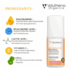 Volamena Organics Lightening & Brightening Roll On Serum With Niacinamide, Hyaluronic Acid For Fade Dark Spot 40 ml