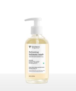 Volamena Organics Refreshing Intimate Wash With Ginseng Extract & Olive Oil For Reduce Odour & Itching 200 ml