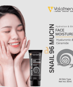 Volamena Snail Hydration Glow Face Moisturizer With Snail Mucin & Hyaluronic Acid For Hydration & Glow 50 ml
